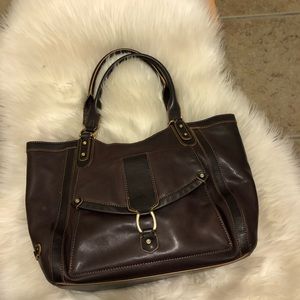 Cole Haan Brown Womens Satchel Handbag⬇️